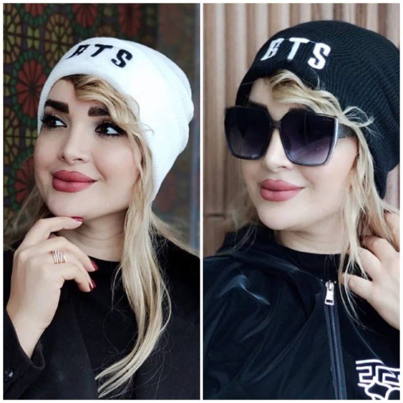 کلاه بافت گلدوزی برجسته (پک 12 عددی)