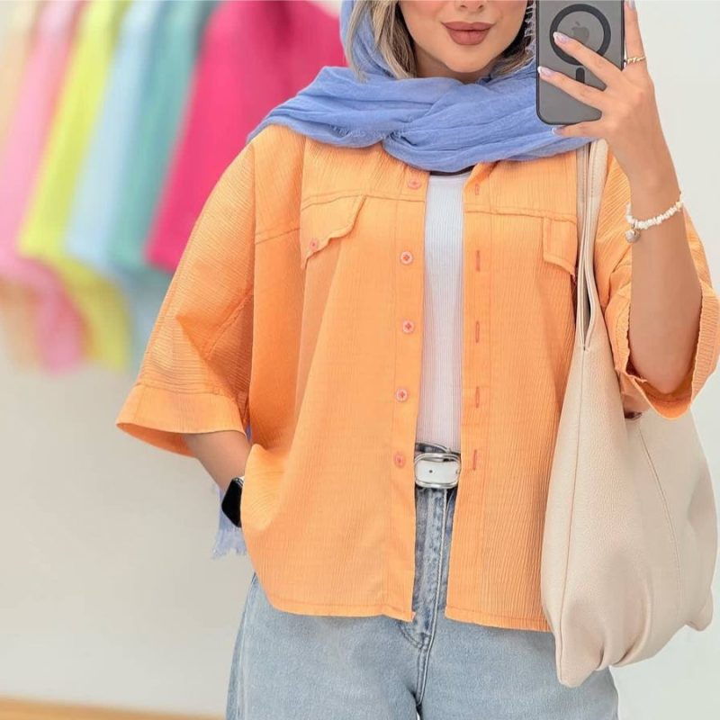 شومیز باکسی ( پک 4 عددی )
