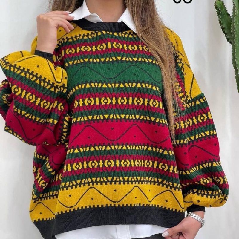 بافت سرخ پوستی  (پک 6 عددی)