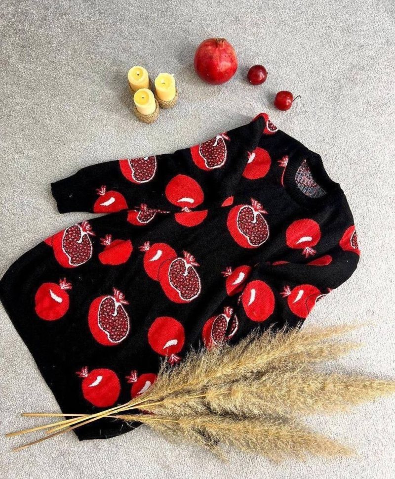 بلوز بافت انار شب یلدا(پک ۶عددی)