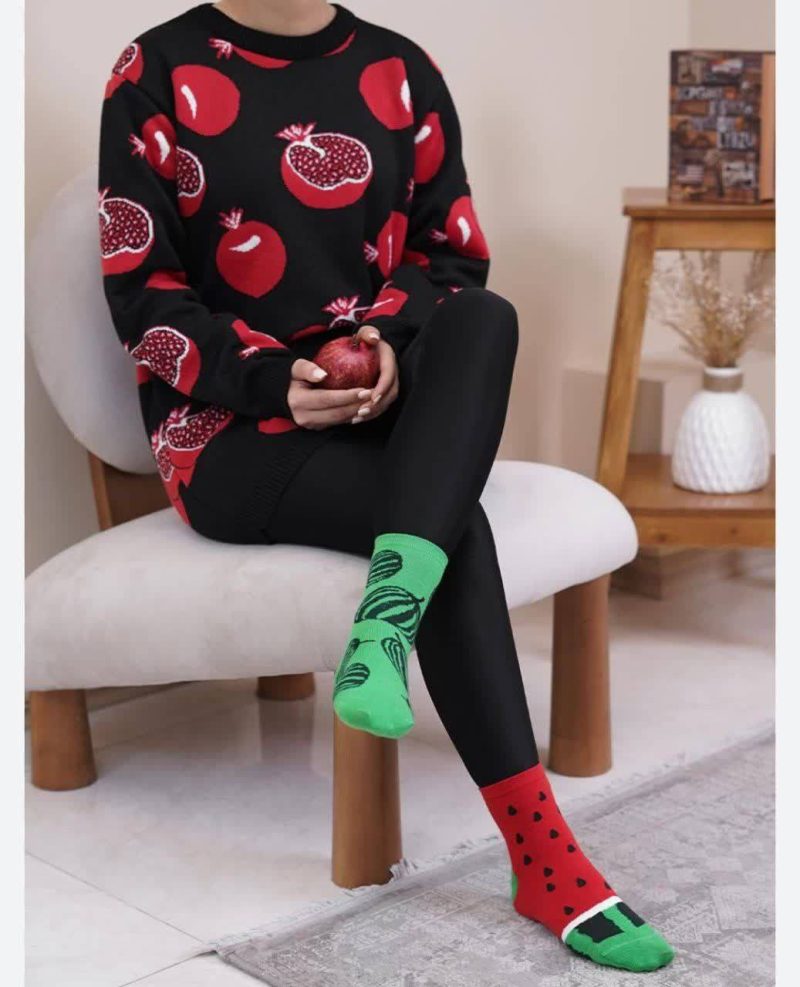 بلوز بافت انار شب یلدا(پک ۶عددی)