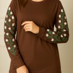 بلور استین دار تمام چاپ گل(پک۷عددی)