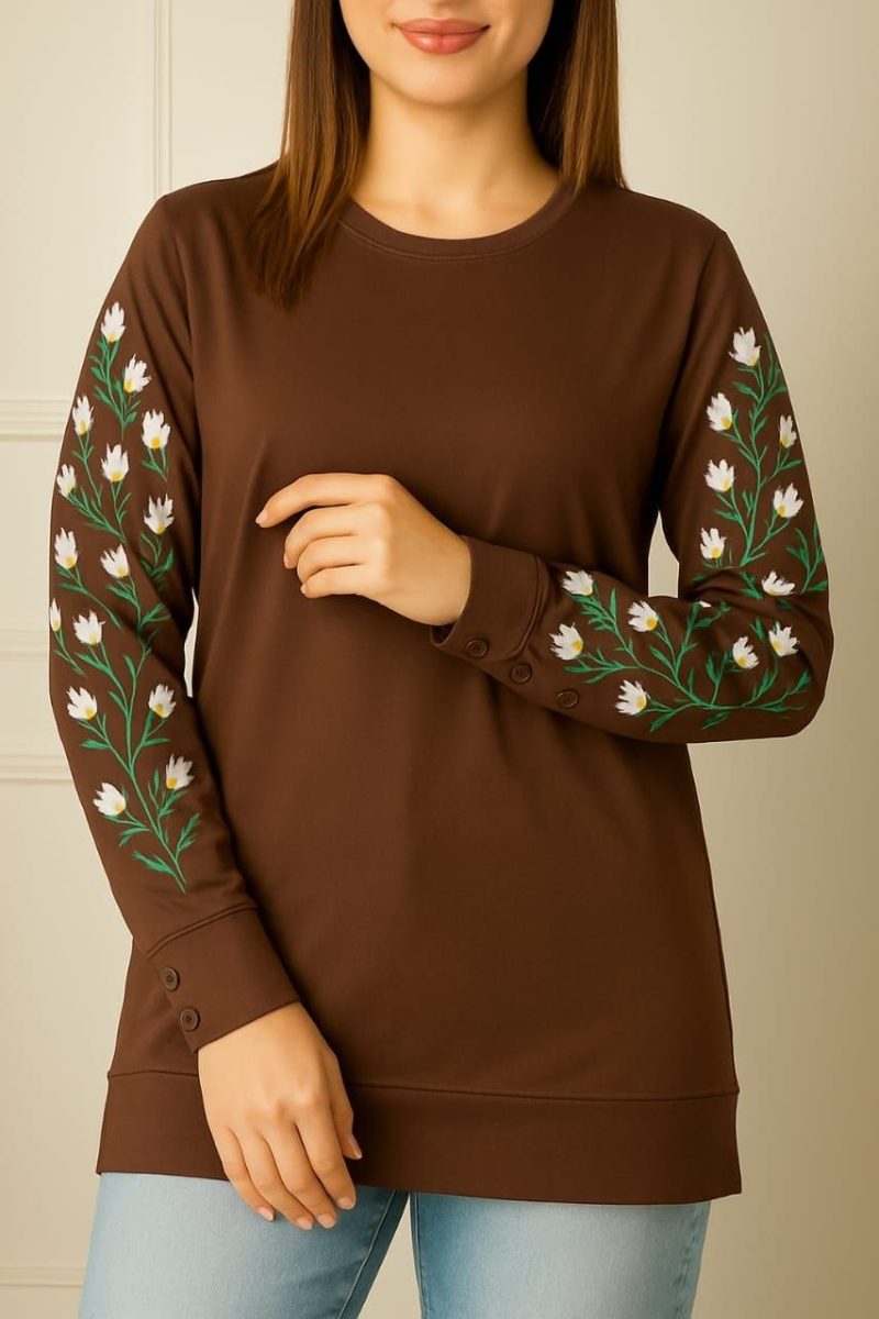 بلور استین دار تمام چاپ گل(پک۷عددی)