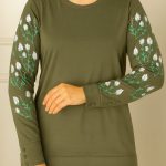 بلور استین دار تمام چاپ گل(پک۷عددی)