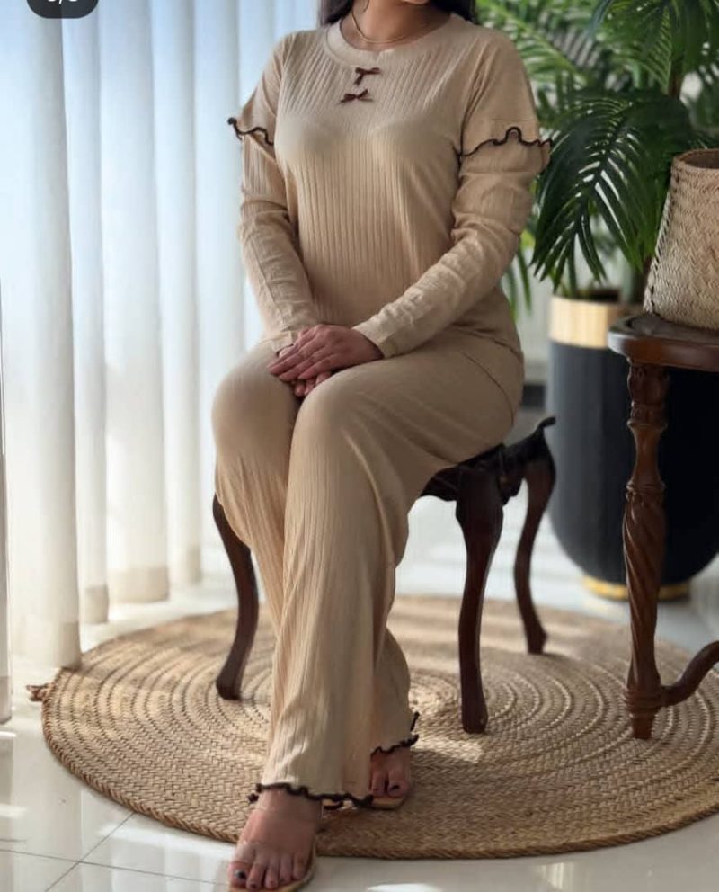 بلوز شلوار پاپیون(پک۷عددی)