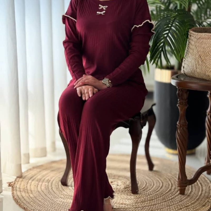 بلوز شلوار پاپیون(پک۷عددی)