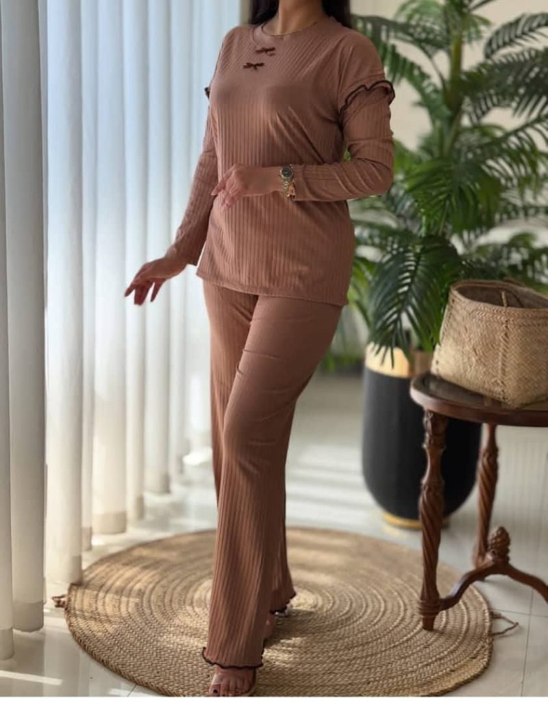 بلوز شلوار پاپیون(پک۷عددی)